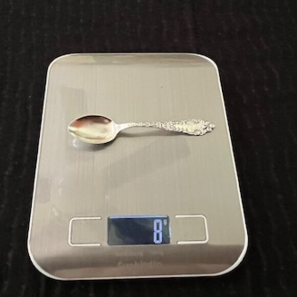 Sterling Silver Christening Spoon - Dated 1901 & Engraved Ethel - Picture 6 of 6